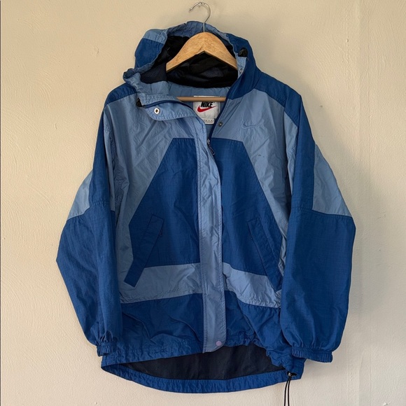 Nike Other - Vintage Nike Two-Tone Blue Raincoat medium